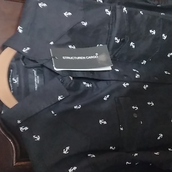NWT Xl LONGSLEEVE SHIRT BY STEUCTUREN CARGO MADE IN INDIA - Picture 9 of 13